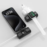F19 mini power bank with wireless watch charger 5000mAh