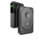 F52 Magnetic Power Bank with Dual Built-in Cables and TFT Digital Display 2
