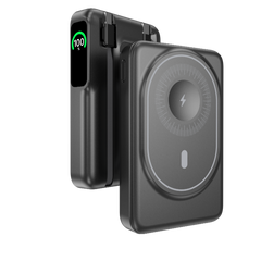 F52 Magnetic Power Bank with Dual Built-in Cables and TFT Digital Display 2