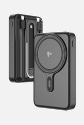 LP002FX Magnetic Power Bank with Dual Built in Cables and LED Digital Display