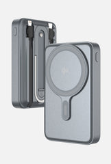 LP002FX Magnetic Power Bank with Dual Built in Cables and LED Digital Display