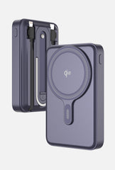 LP002FX Magnetic Power Bank with Dual Built in Cables and LED Digital Display