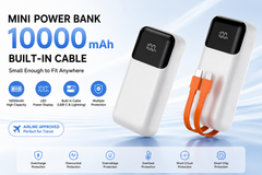 F41 quick charge 10000mah power bank with small size