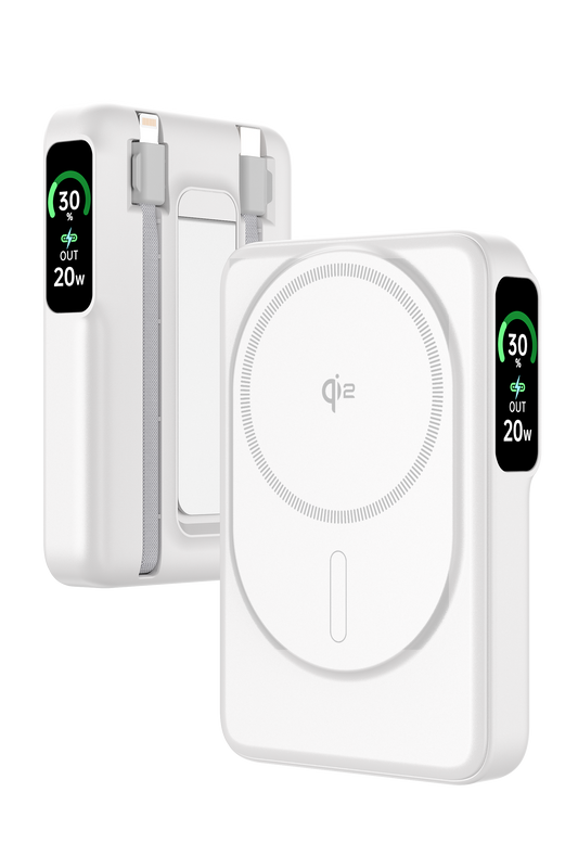 F52Q QI2 wireless charger for mobile Phone 10000mAh TFT display
