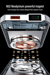 H1 3 in 1 Magnetic Wireless Charger  Light Grey