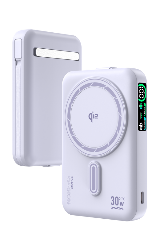 LP015 30W quick charge 10000mAh magsafe 15W built in cable